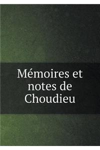 Mémoires Et Notes de Choudieu