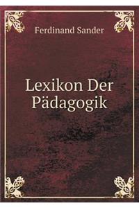 Lexikon Der Pädagogik