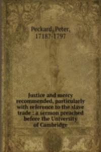 Justice and mercy recommended, particularly