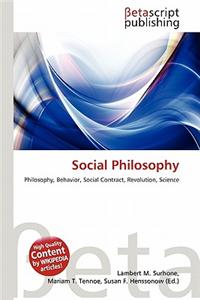 Social Philosophy