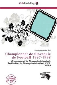 Championnat de Slovaquie de Football 1997-1998