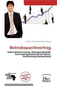 Betriebspachtvertrag