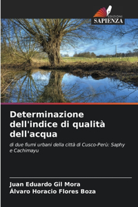 Determinazione dell'indice di qualità dell'acqua