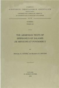 The Armenian Texts of Epiphanius of Salamis De mensuris et ponderibus