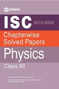 Isc Chapterwise Solved Papers (2015-2000) Physics Class-12