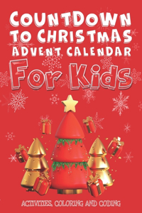 Countdown to Christmas. Advent Calendar for Kids