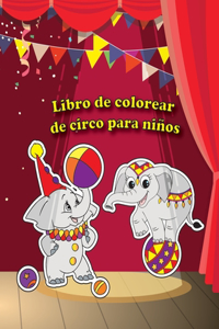 Libro de colorear de circo para niños