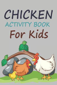 Chicken Activity Book For Kids