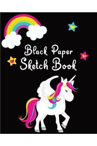 Black Paper Sketch Book
