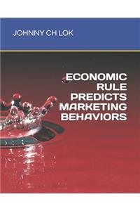 Economic Rule Predicts Marketing Behaviors