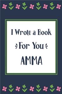 I Wrote a Book For You Amma