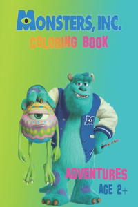 Monsters, Inc. Coloring Book Adventures Age 2+