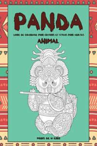 Livre de coloriage pour crayons et stylos pour adultes - Moins de 10 euro - Animal - Panda