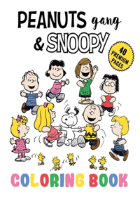 Peanuts Gang And Snoopy Coloring Book