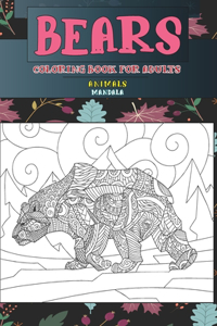 Mandala Coloring Book for Adults - Animals - Bears