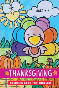 thanksgiving coloring book for toddlers ages 2-5