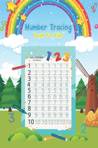Number tracing book For Kids
