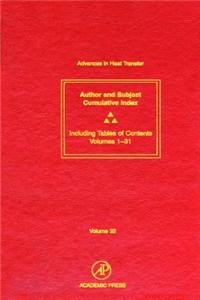 Cumulative Index, Volumes 1-31