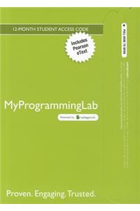 Mylab Programming with Pearson Etext -- Access Card -- For Introduction to Programming Using Python