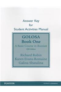 Sam Answer Key for Golosa