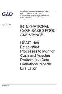 International Cash-Based Food Assistance