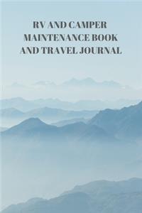 RV and Camper Maintenance Book and Travel Journal