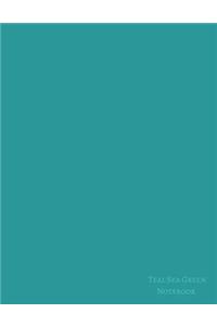 Teal Sea Green Notebook