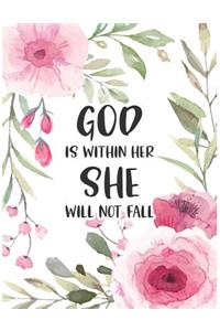 God is within her she will not fall