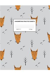 Handwriting Practice Sheets