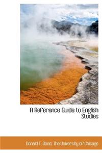 A Reference Guide to English Studies