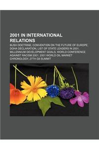 2001 in International Relations