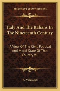 Italy And The Italians In The Nineteenth Century