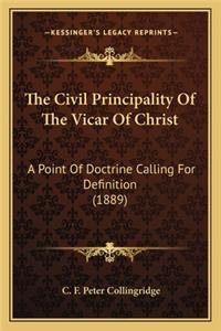 Civil Principality of the Vicar of Christ