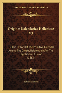 Origines Kalendariae Hellenicae V3