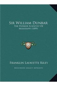 Sir William Dunbar