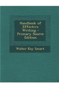 Handbook of Effective Writing