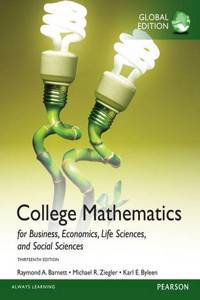 College Mathematics for Business, Economics, Life Sciences and Social Sciences OLP with eText, Global Edition