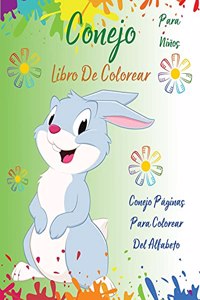 Conejo Libro De Colorear Para Niños