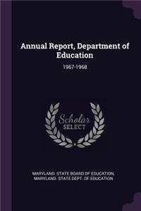 Annual Report, Department of Education