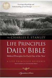 Charles F. Stanley Life Principles Daily Bible-NASB