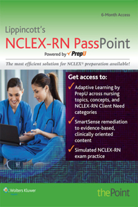 Lippincott's NCLEX-RN Passpoint Powered by Prepu, Stand Alone Edition, 6-month Access