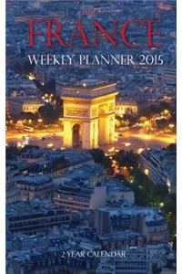 France Weekly Planner 2015