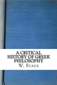 A Critical History of Greek Philosophy