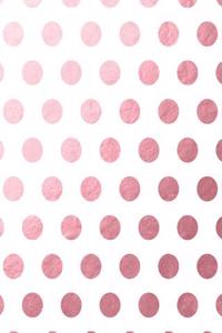 Chic Rose Gold Polka Dots Notebook