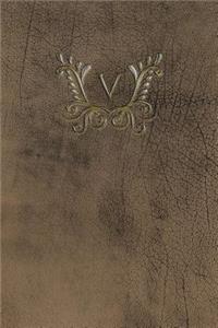 Monogram V Any Day Planner Notebook