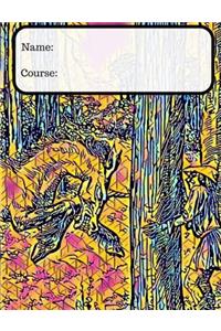 When Unicorns Attack Two Column Cornell Notes Composition Notebook