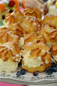 Cream Puff and Blueberries Journal