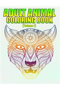 Adult Animal Coloring Book