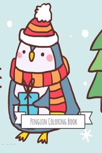 Penguins Coloring Book
