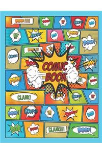 Draw Your Own Comics/Blank Comic Journal - 24 Pages of Fun Comic - A Large 8.5